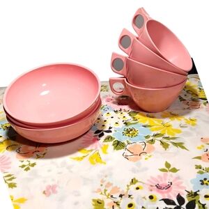 Vintage Pink Teacup and Saucer Set